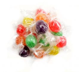Assorted Sour Fruit Balls Hard Candy