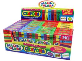 Milk Chocolate Crayons Boxes - 24ct