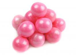 Pearl White Gumballs .5 Inch - Candy Store