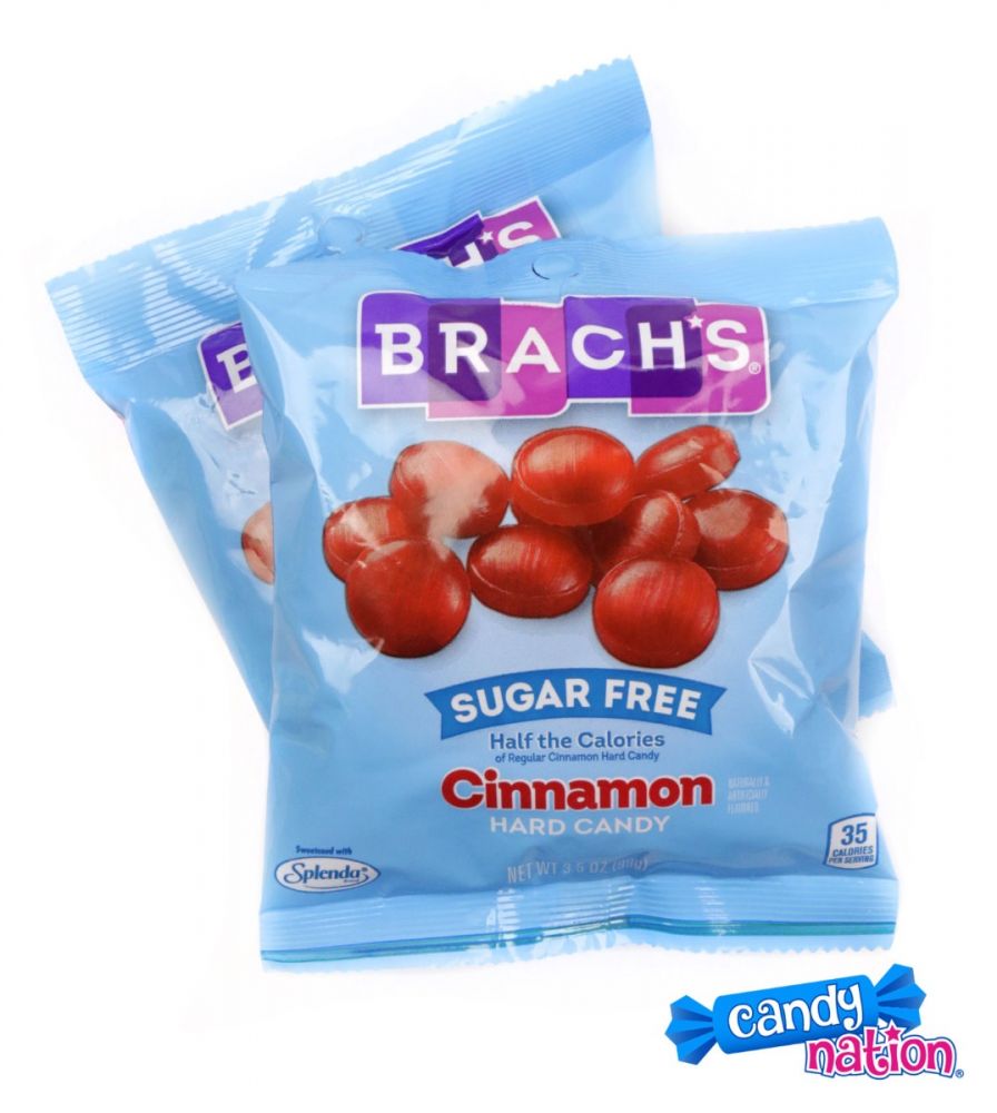 Brachs Sugar Free Cinnamon Disks - Bulk Wrapped Hard Candy sugar