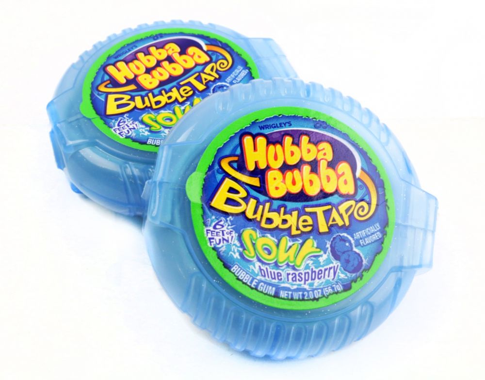 Bubble Tape - 3 Rolls Each of Awesome Original and Sour Blue Raspberry