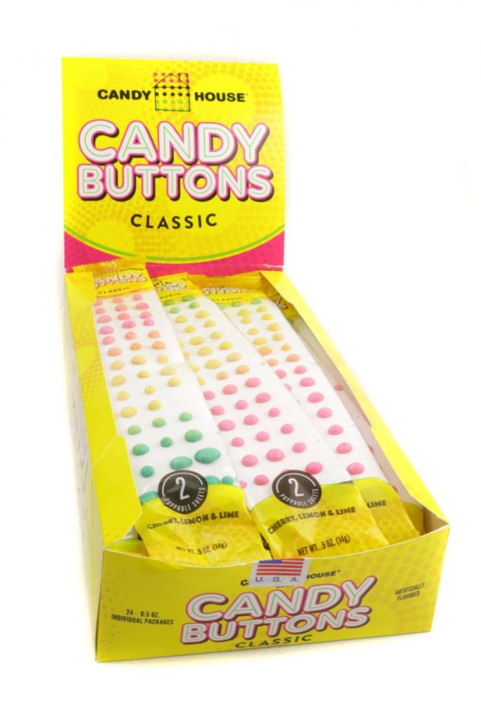 Necco Candy House Candy Buttons - 1.5 oz