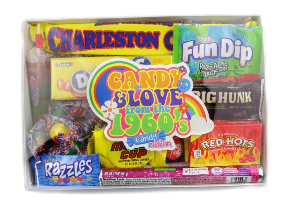 Old Fashioned Candy Box Candy Love 1960's - Candy Nation - candy store