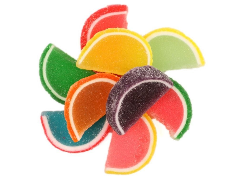 Assorted Jelly Fruit Slices Wrapped - candy store