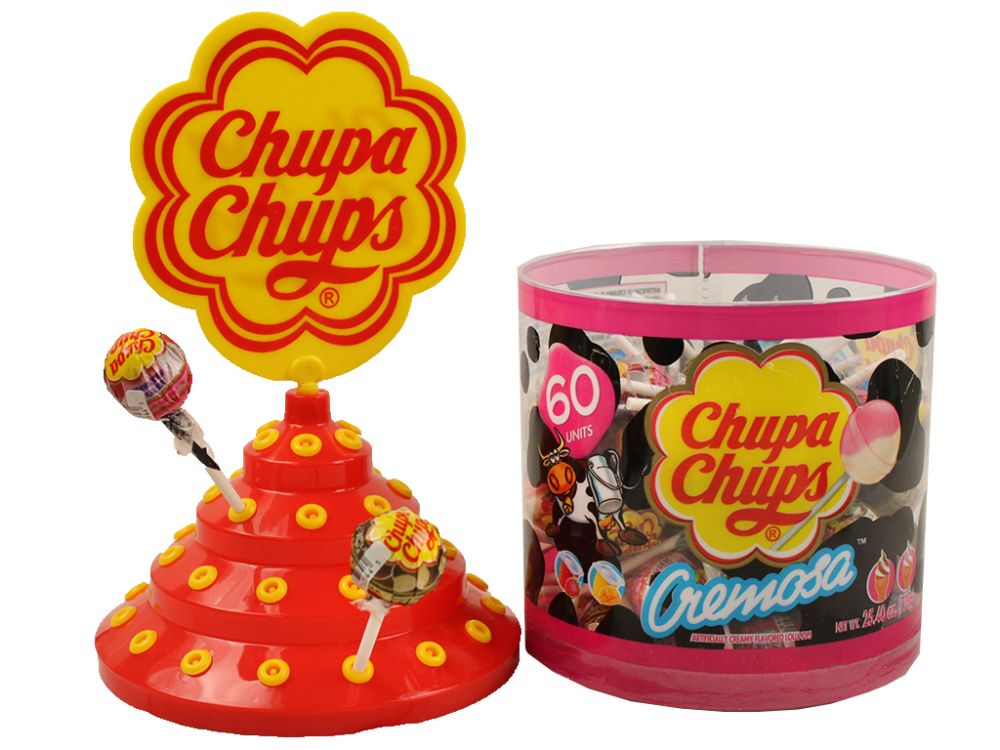 Chupa Chups Cremosa Pops Tub 60 Piece