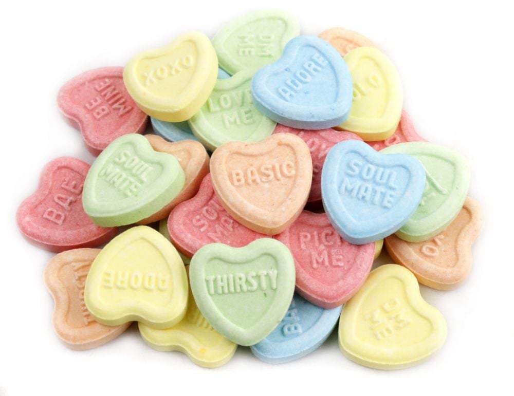 Conversation Hearts Wax Melts – Sweet Themes Candle Co.