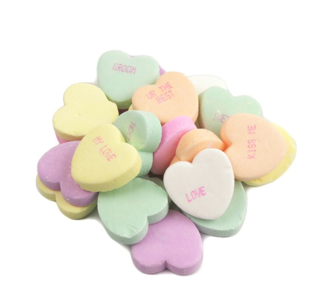 Brach's Heart 2 Heart Tiny Conversation Hearts Valentines Candy
