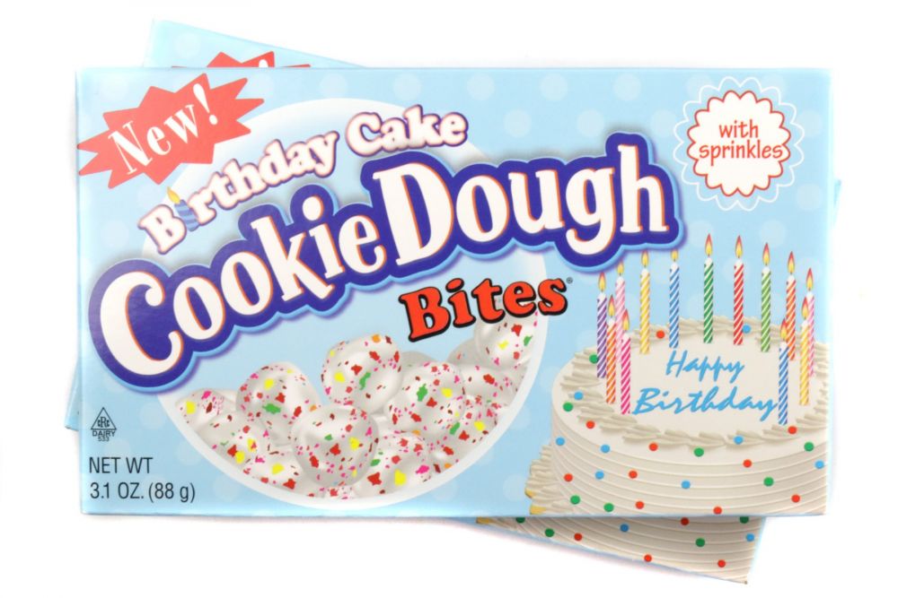 Cookie Dough Bites Birthday Cake 12 Pack