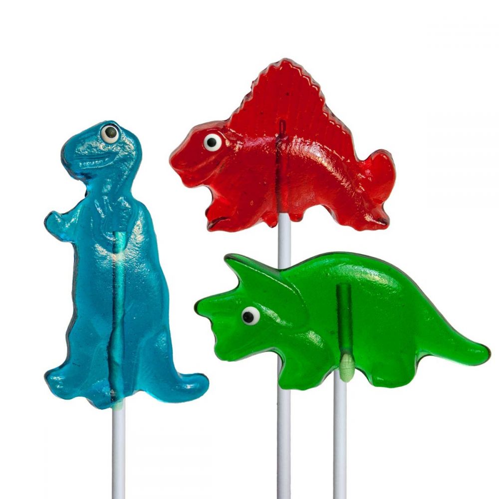 Dinosaur Swirl Lollipops For Kids Individually Wrapped Candy 20pk- Dinosaur  Lollipops - Dinosaur Party Favors - Dinosaur Candy For Dinosaur Party