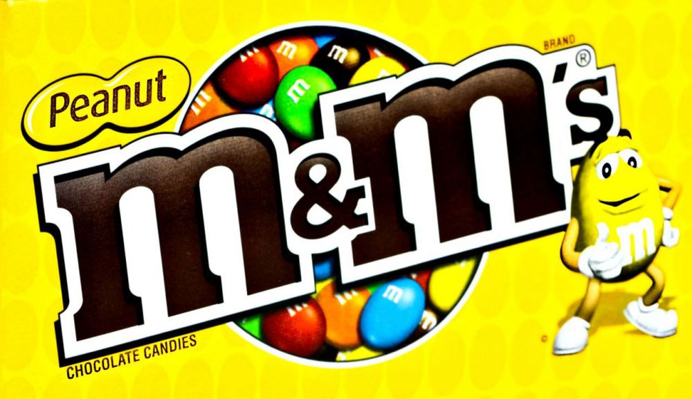 M&M's Chocolate Candy, Peanut, Full Size, 1.74 oz, 48-count