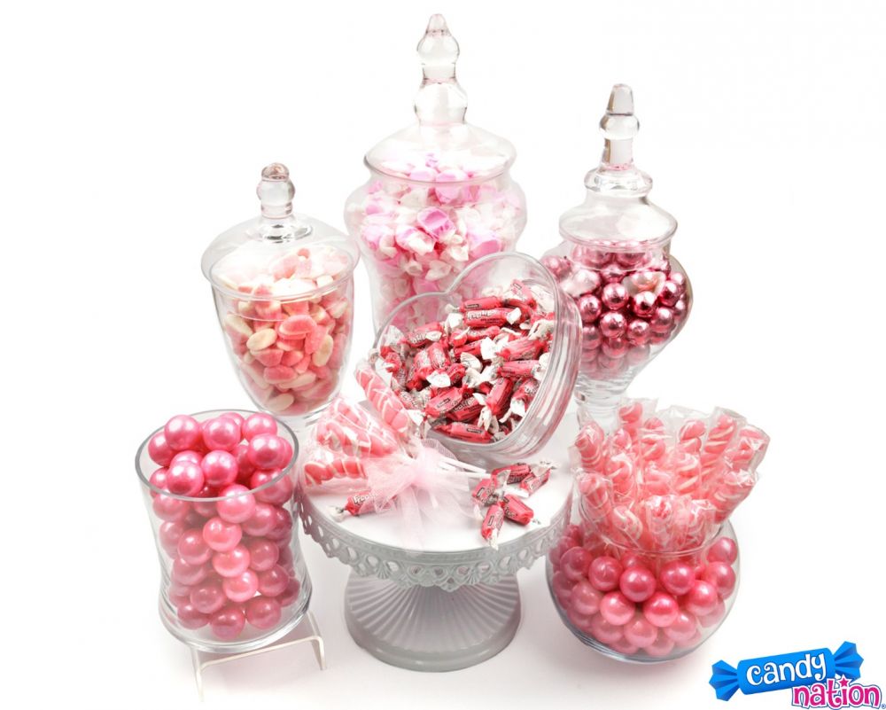 It's a Girl Candy Buffet - Pink Baby Shower Candy