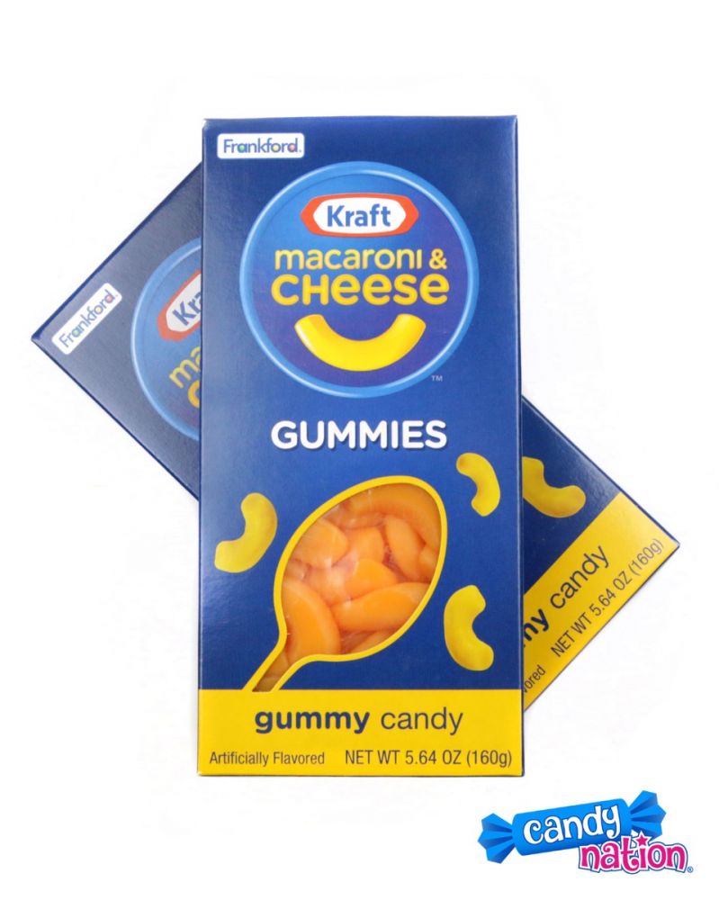 Kraft Gummy Macaroni & Cheese Box 160g – Crowsnest Candy Company