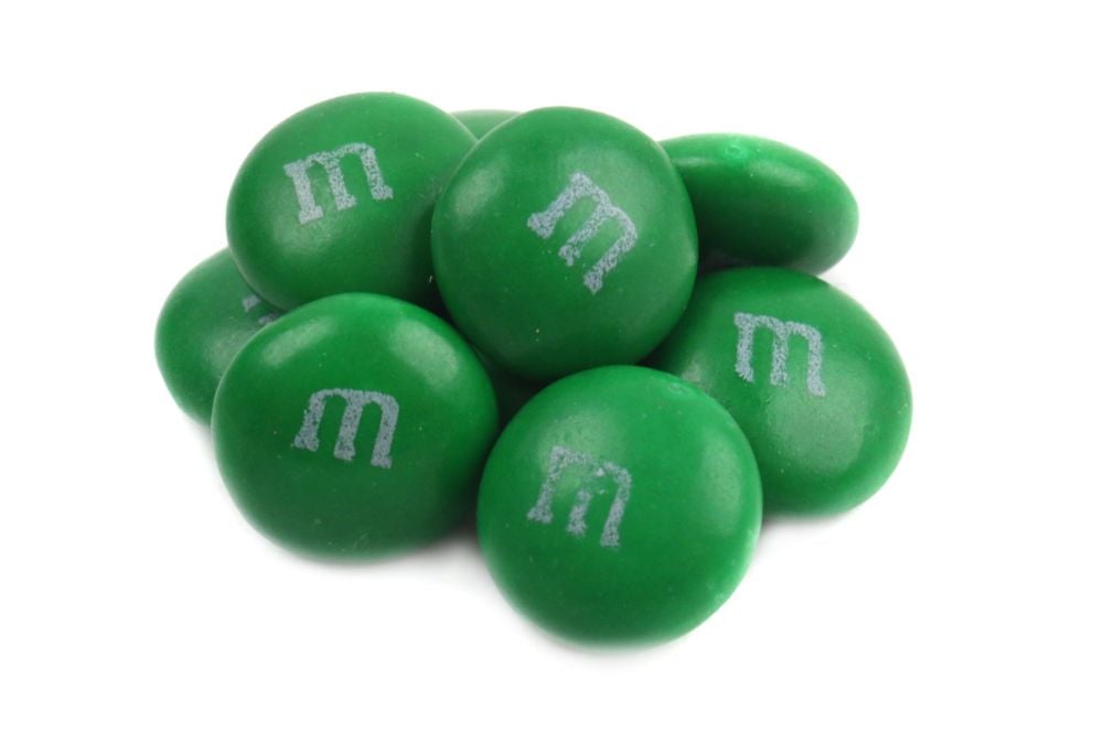 Solid Color M&Ms Green