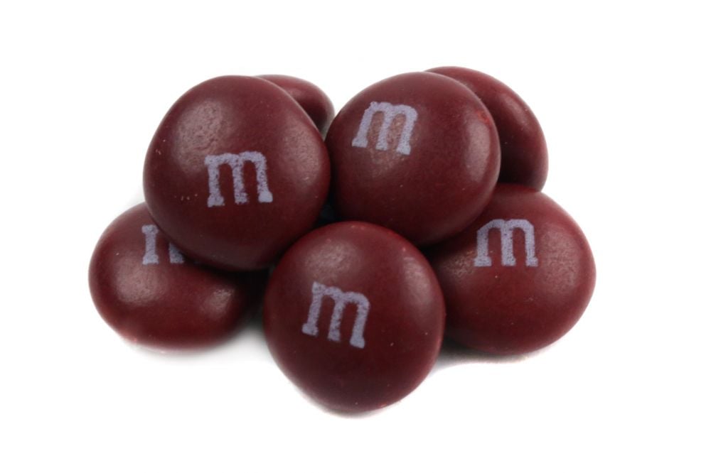 m&m Red, Dark Pink & Maroon Milk Chocolate Candy 1 Pound