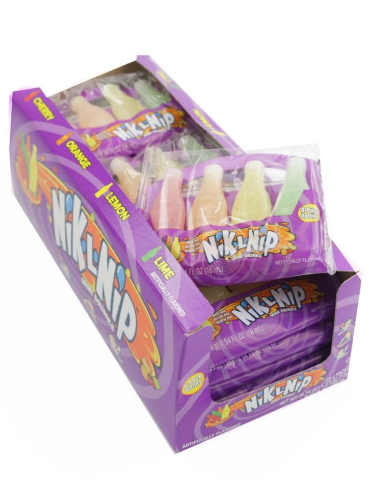 Nik L Nip Candy Wax - Kids Candy - Wax Bottles Candy Wax Candy Stick