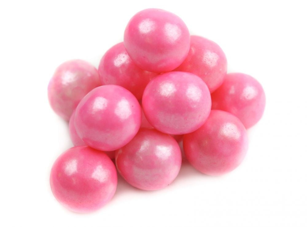 Gumballs for Gumball Machine - Shimmer White Gumballs - Fruit Flavored  Bubble Gum 1 Inch Large Gumballs - Kids Gum - Bulk Gum Balls 2 Lb