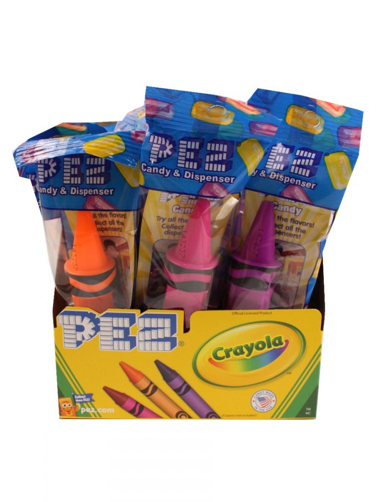 Crayola Plastic Crayons with Gumballs: 18-Piece Display