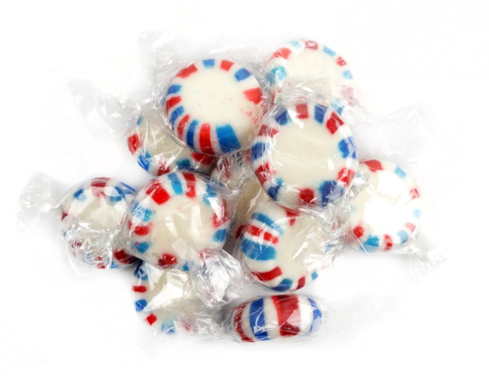 red and white mints
