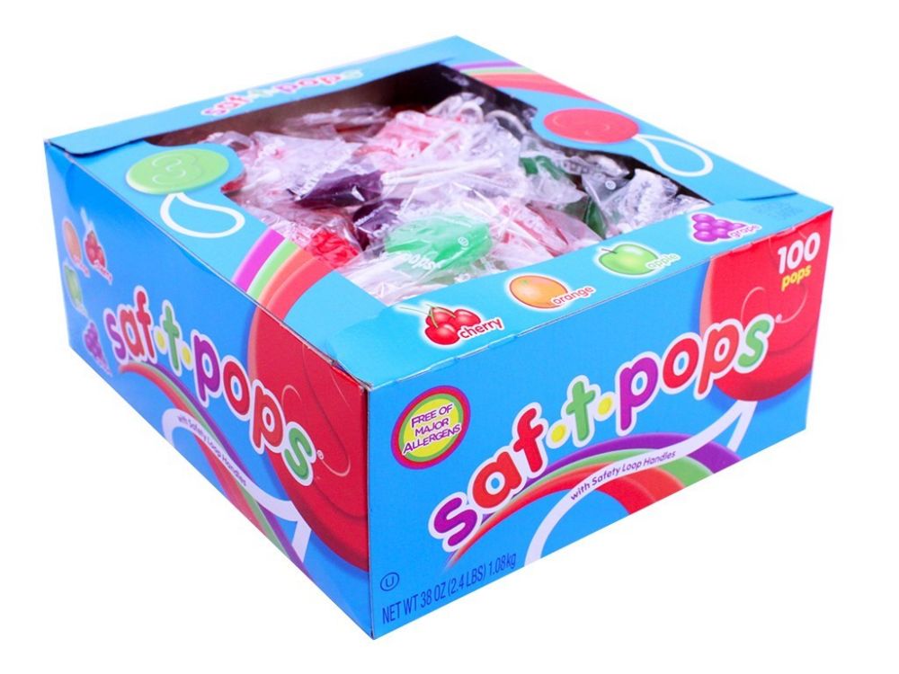 Buy Saf-T-Pops® Lollipops with Safety Loop Handle (Box of 100) at S&S  Worldwide