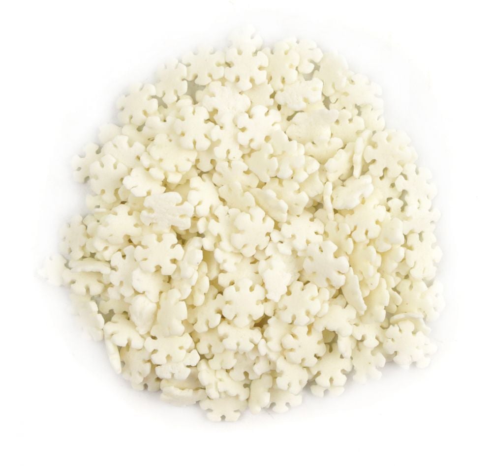 Snowflake Shaped Sprinkles - online candy store