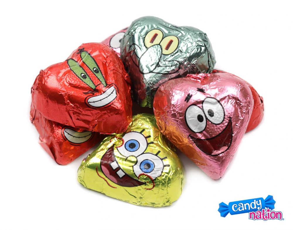 SpongeBob Valentine Chocolatey Hearts - Candy Store