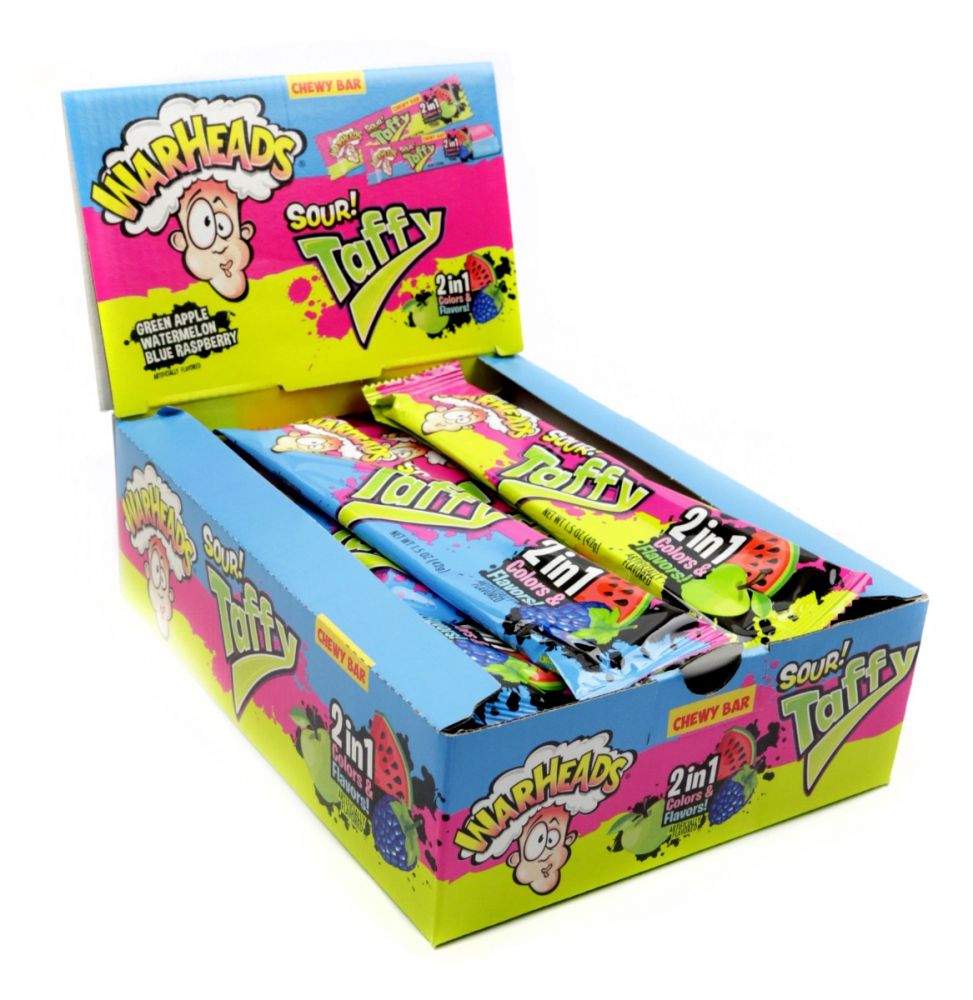 SweeTarts Chewy Sours Candy Rolls: 24-Piece Box