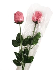 Pink Chocolate Roses 10 Piece 