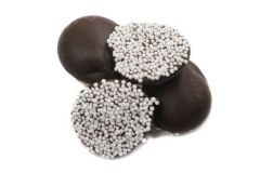 Ashers Dark Chocolate Nonpareils White Seeds - Petite