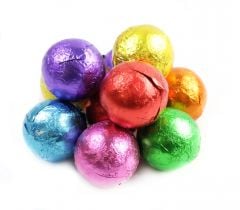 Assorted Foil Wrapped Chocolate Balls - Alberts