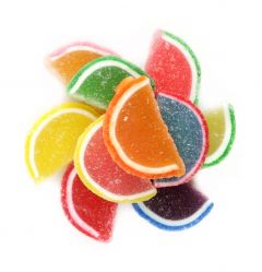 Assorted Jelly Fruit Slices Unwrapped