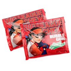 Big League Chew Slammin' Strawberry- Softball