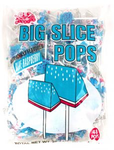 Big Slice Pops Blue Raspberry 48 Piece 