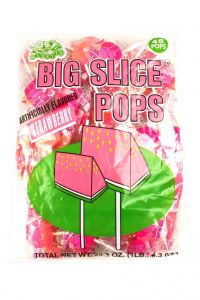 Big Slice Pops Strawberry 48 Piece 