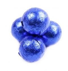Blue Foil Chocolate Balls