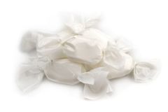 White Foil Wrapped Hard Candy