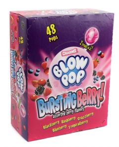 Bursting Berry Blow Pops 48 Piece 