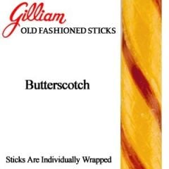 Gilliam Stick Candy Old Fashioned Butterscotch 80 Sticks