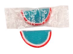Blue Raspberry Jelly Fruit Slice Wrapped Bulk 20lb