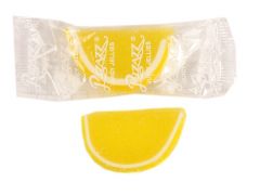 Lemon Jelly Fruit Slices Wrapped Bulk 20lb
