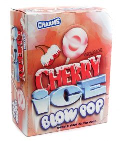 Cherry Ice Blow Pops 48 Piece 