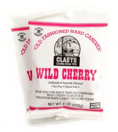 Claey's Hard Candy Drops Wild Cherry 12 Pack