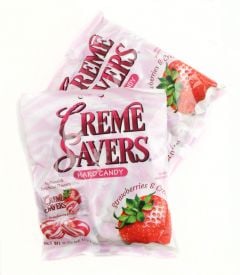 Creme Savers Strawberry & Creme Hard Candy 6.25oz 6 Pack