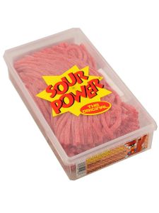 Sour Power Straws Strawberry 200 Piece