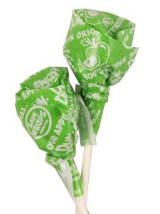 Green Dum Dum Lollipops - Sour Apple