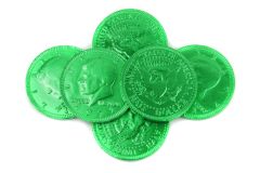 Green Chocolate Coins