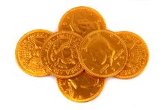 Orange Chocolate Coins
