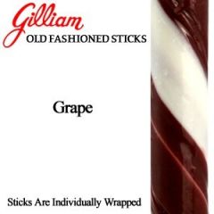 Gilliam Stick Candy Old Fashioned Grape 80 Sticks