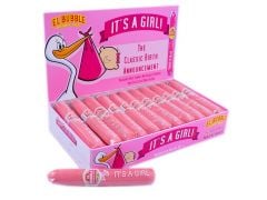 It's A Girl Pink Bubble Gum Cigars 36 Piece 