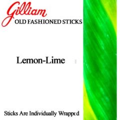 Gilliam Stick Candy Old Fashioned Lemon Lime 80 Sticks 