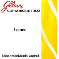Gilliam Stick Candy Old Fashioned Lemon 80 Sticks